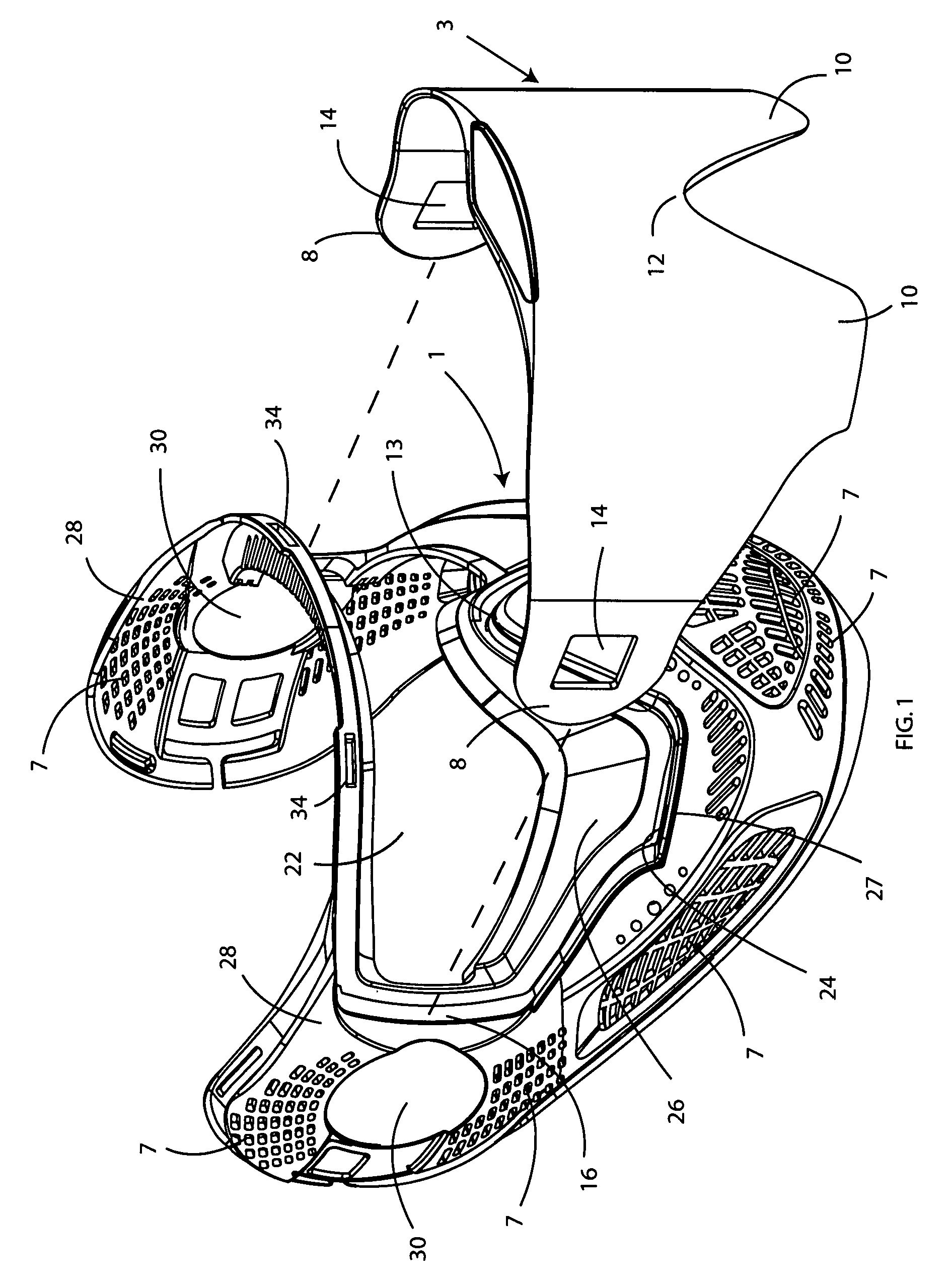 Protective mask having removable lens and detachable head strap