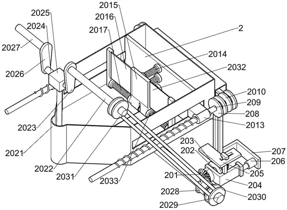 Nursery stock planting device