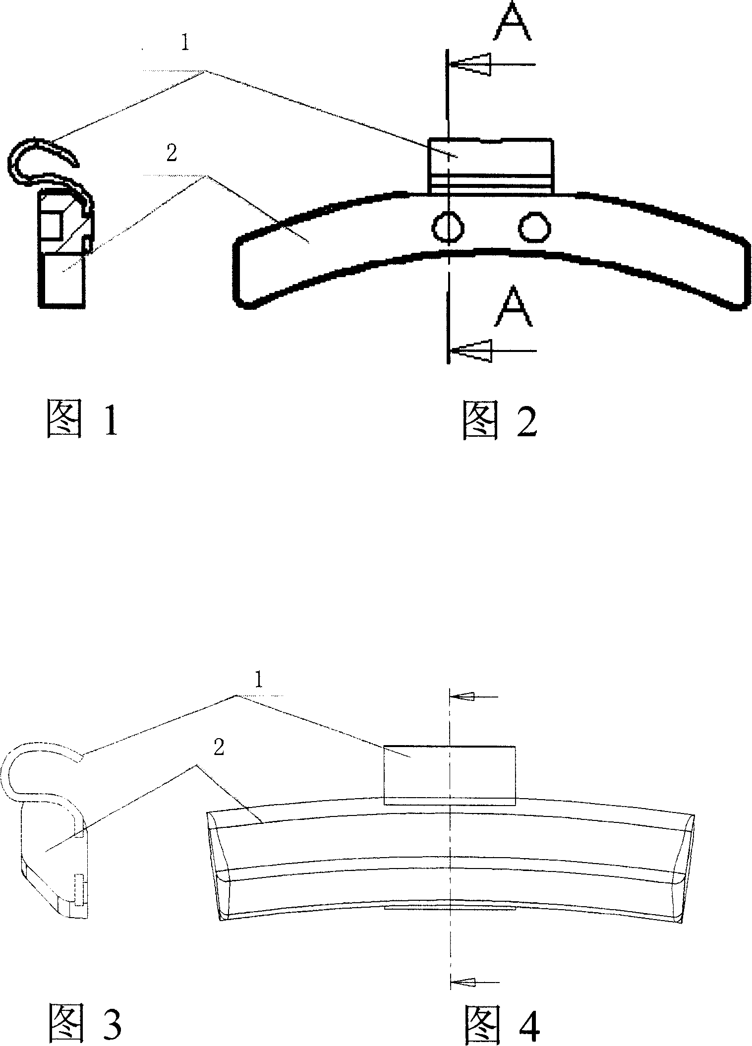 Steel, iron wheel balancing device and manufacturing method thereof