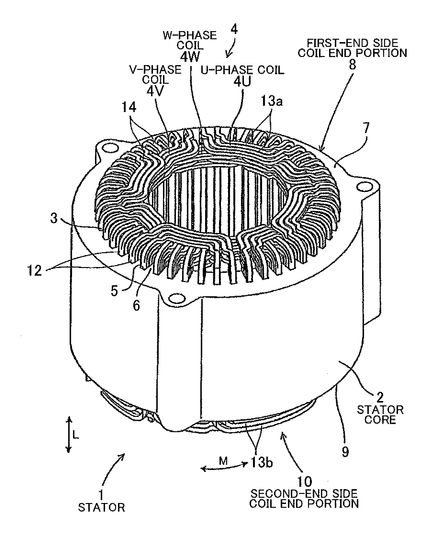 Manufacturing method and manufacturing apparatus for stator