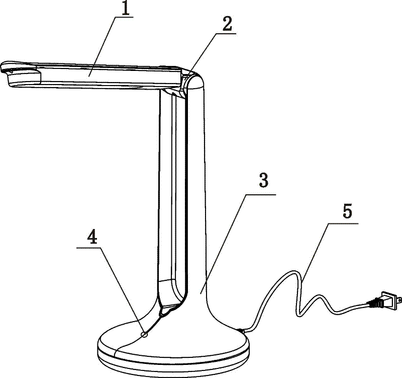 Cold cathode desk lamp