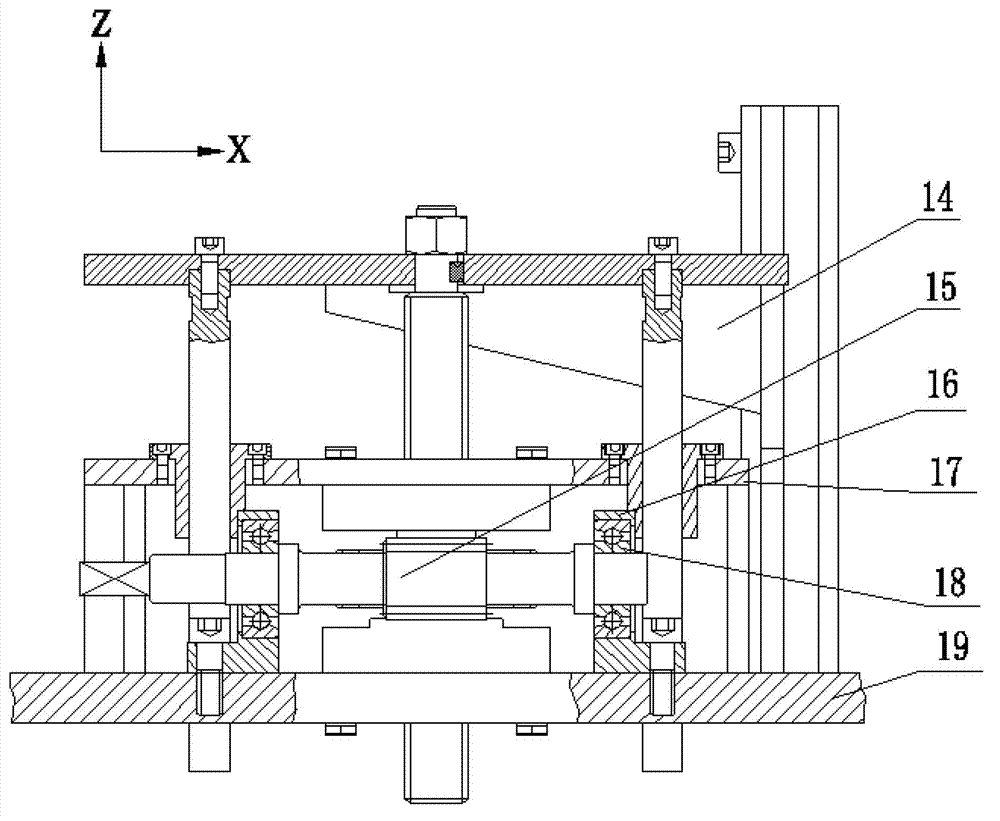 Static expanding lifting device of automobile air bag