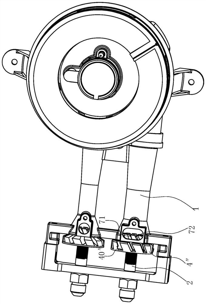 Air door adjusting mechanism used for gas cooking appliance