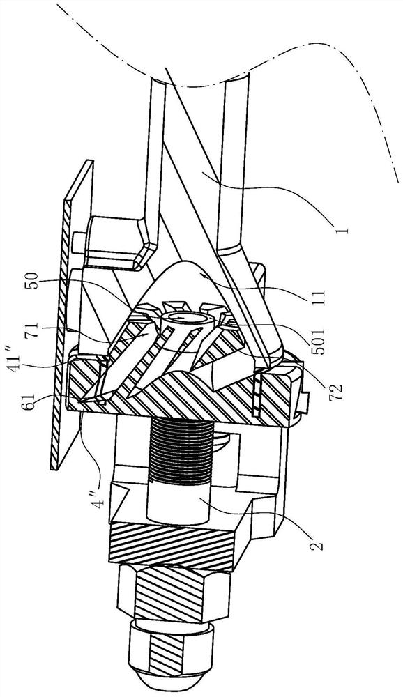 Air door adjusting mechanism used for gas cooking appliance