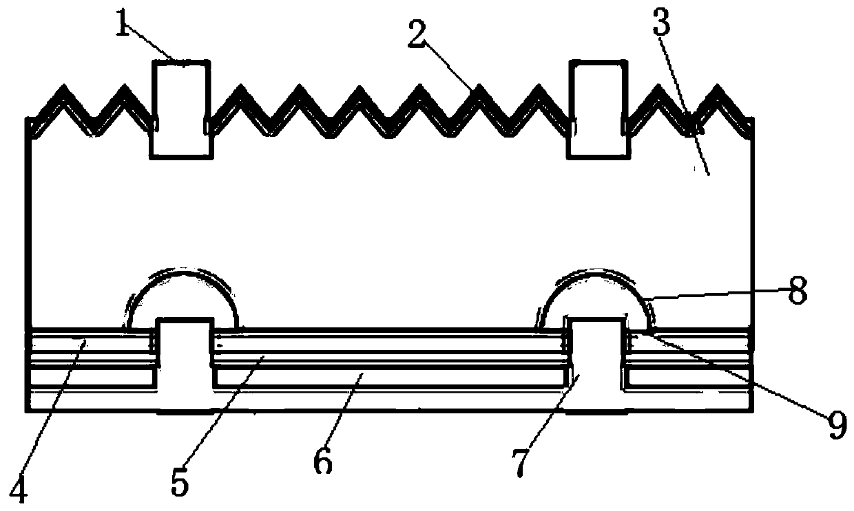 Locally doped solar cell and preparation method thereof