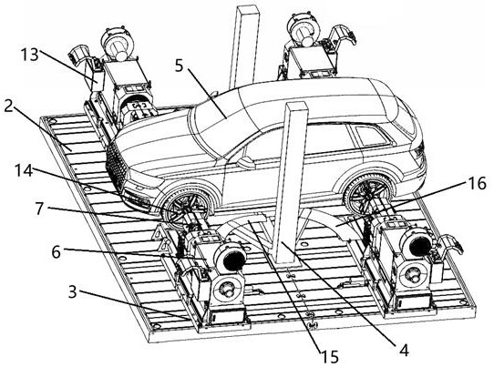 New energy vehicle power test system