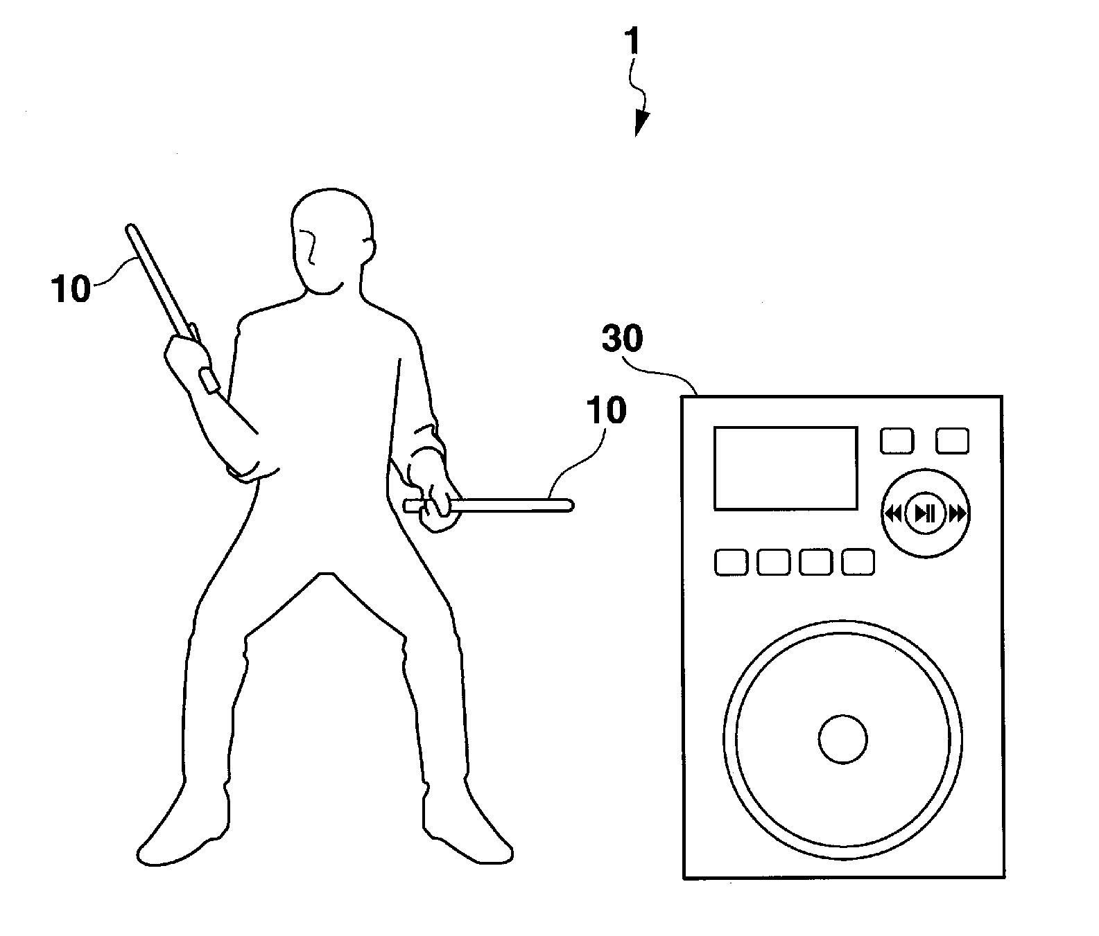 Playing apparatus, method, and program recording medium