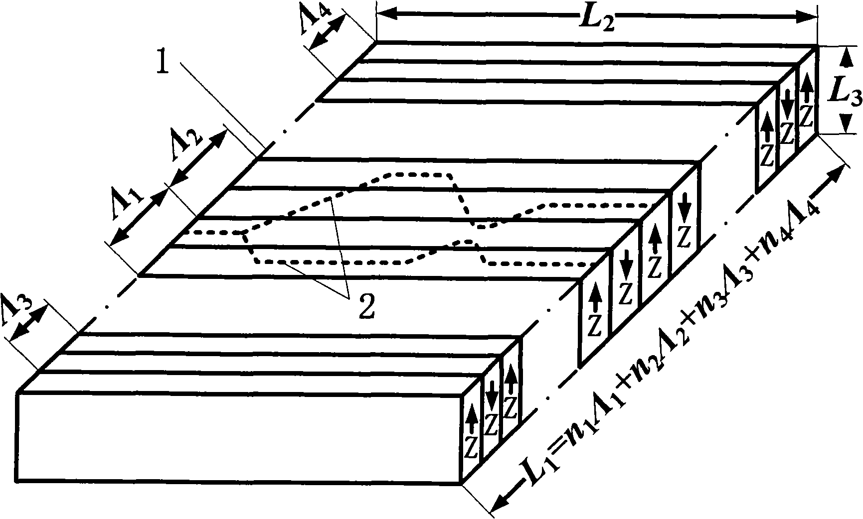 Photoelectric integration electric-field sensor based on period polarized ferroelectric crystal