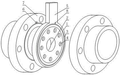 Orifice plate flow meter throttling device