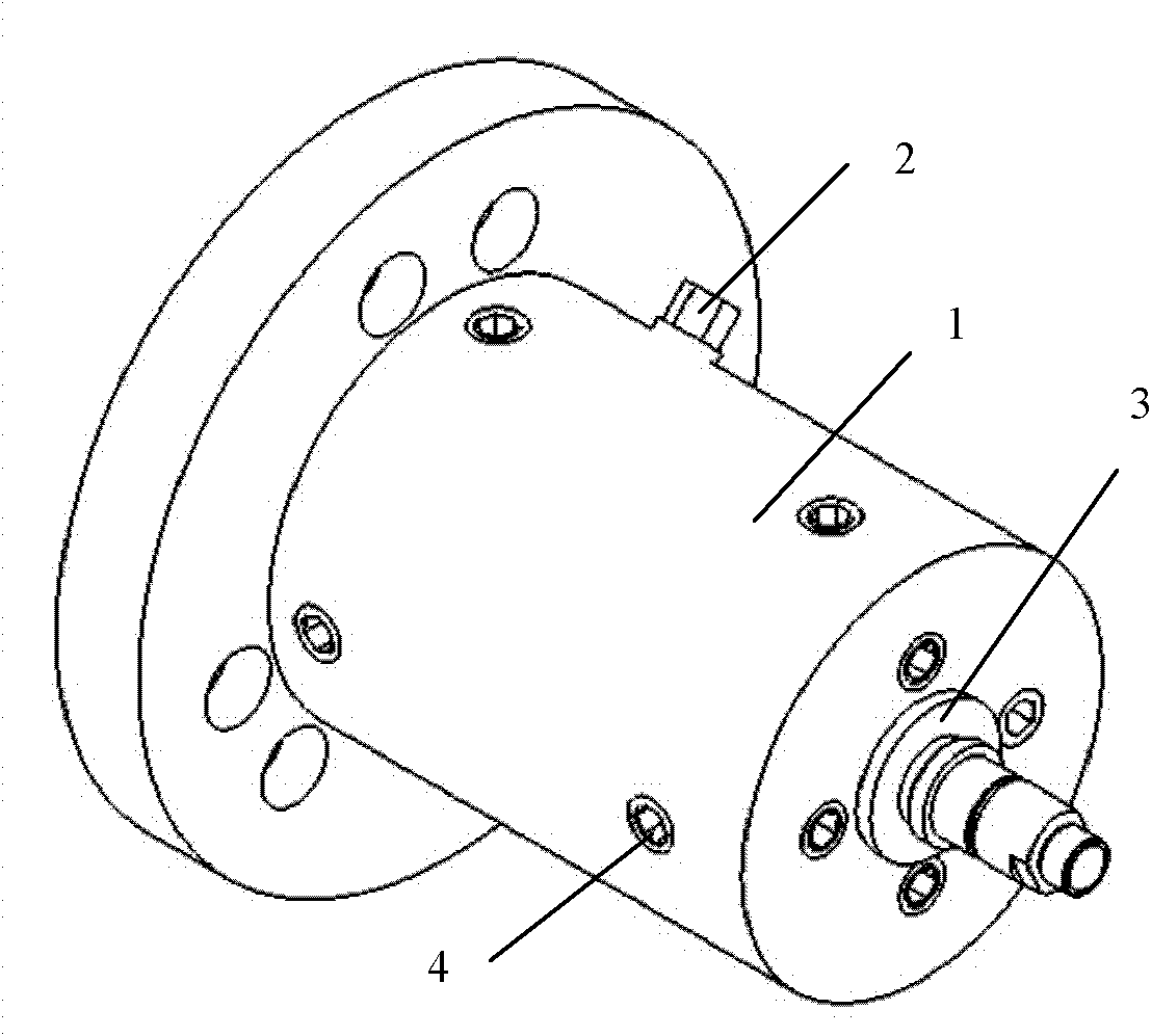 Hydraulic clamp for processing spindle taper hole