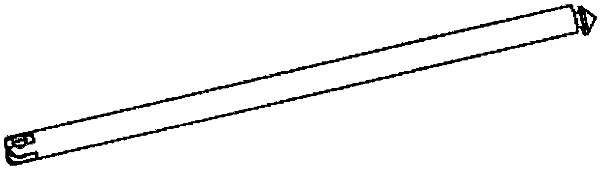 Meridian and collateral cun determining measuring tool and acupuncture meridian and collateral cun separation method