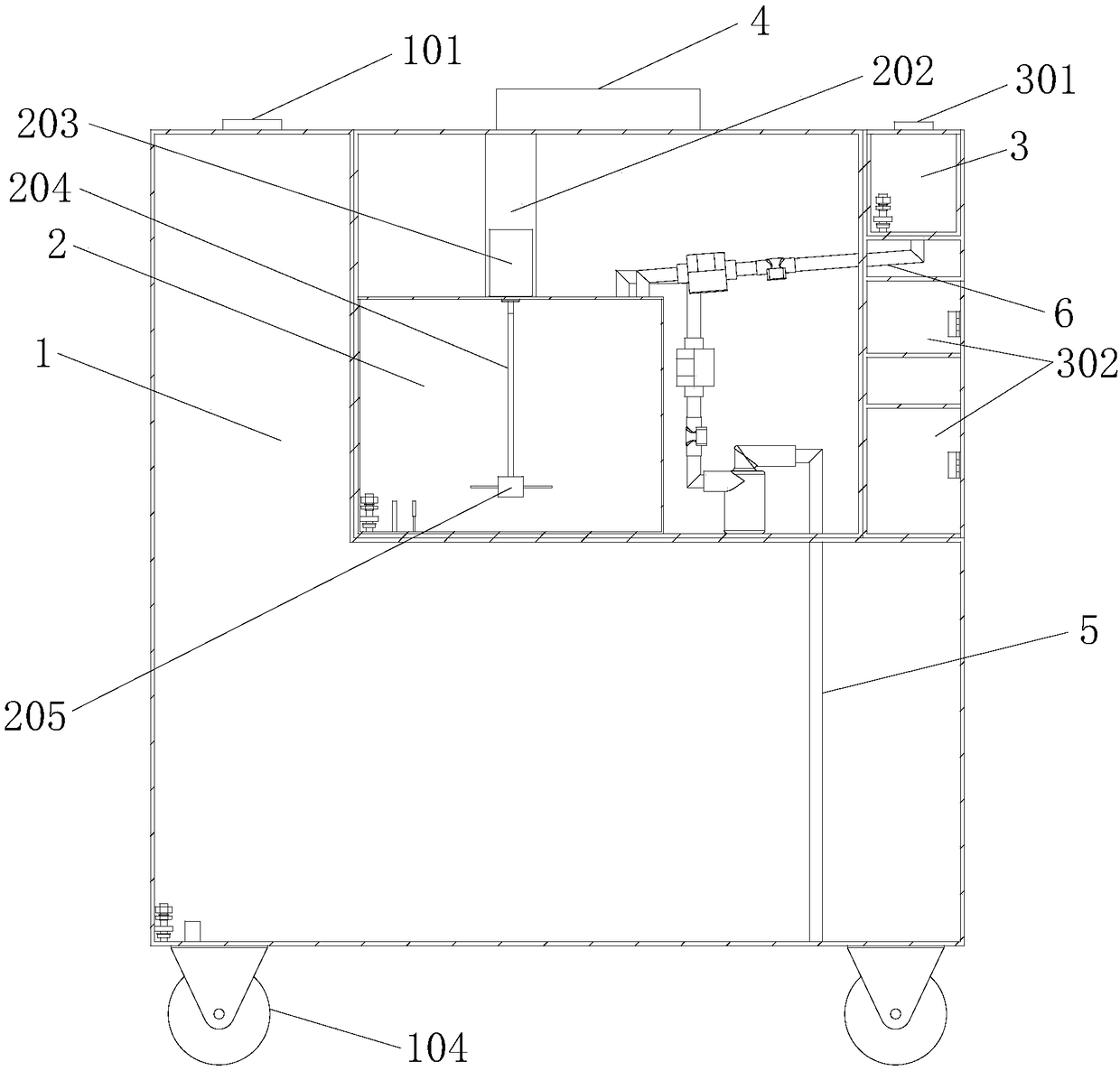 Device for automatically blending pesticides and control method