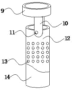 Eccentric rotating film filtering device