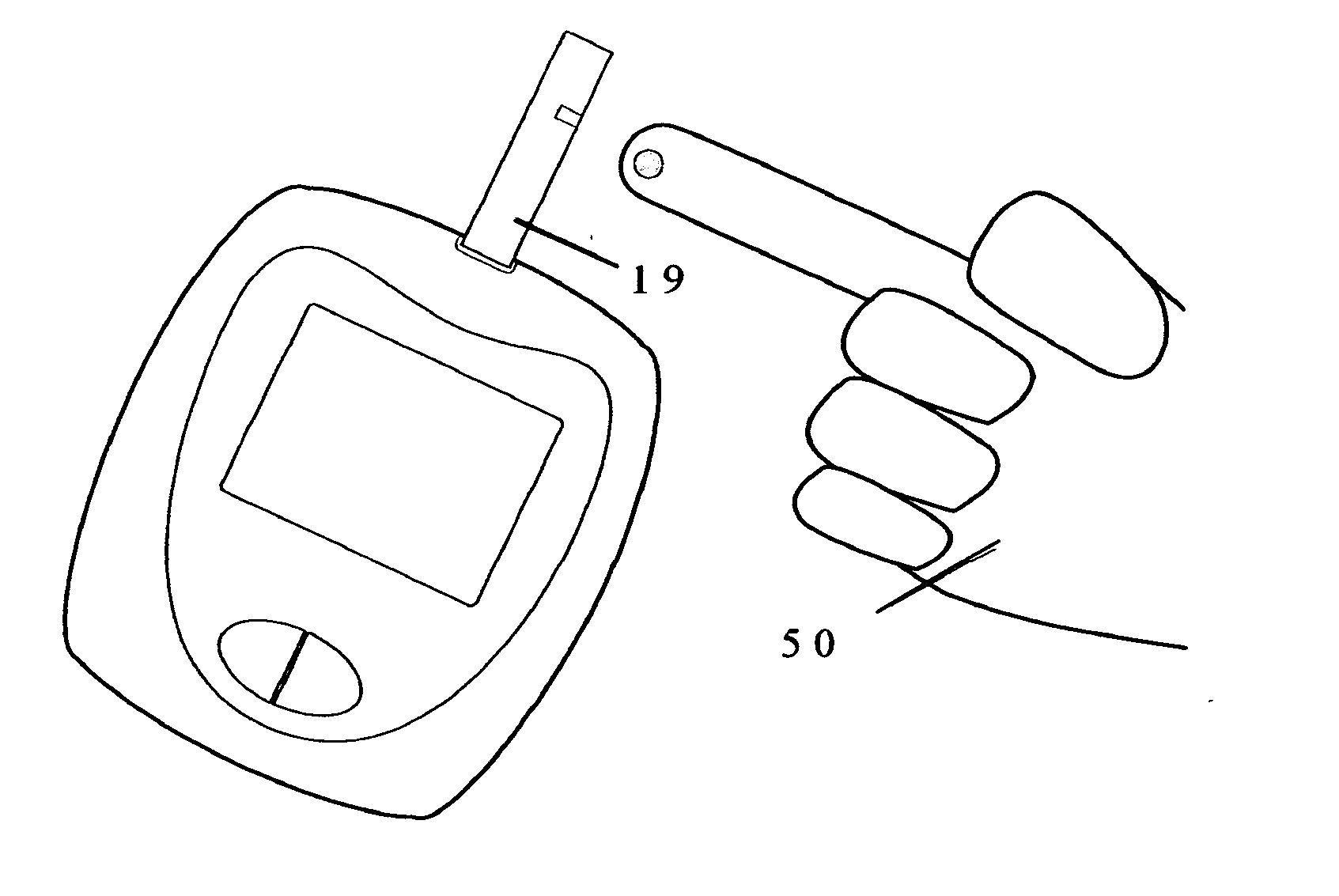 Biosensing meter plus blood pressure measuring apparatus