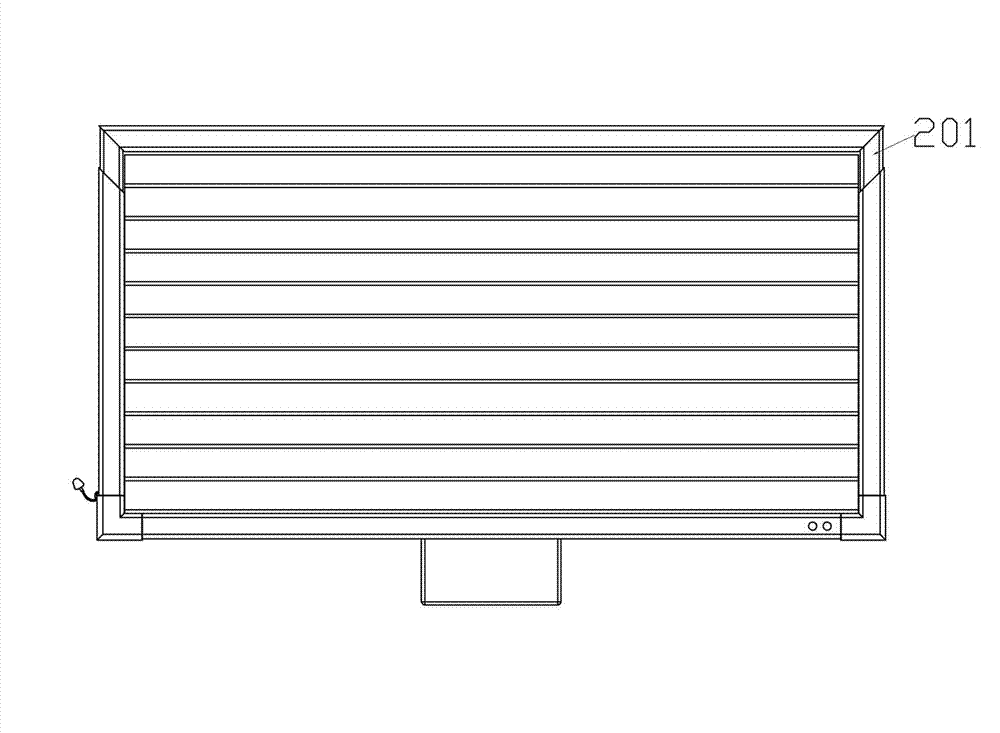 Batten type automatic overturning back cleaning blackboard