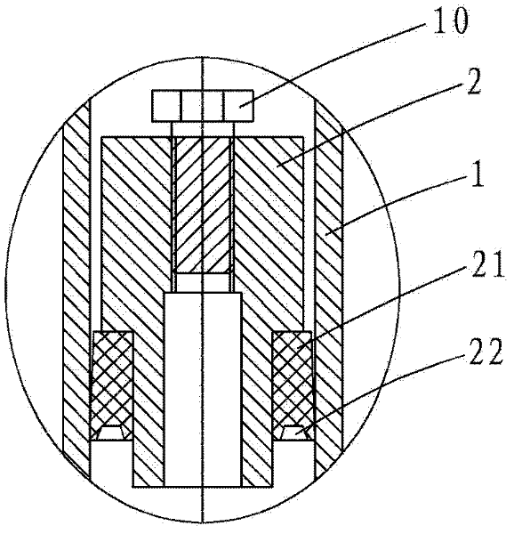 Device for moulding and forming drilled hole wall