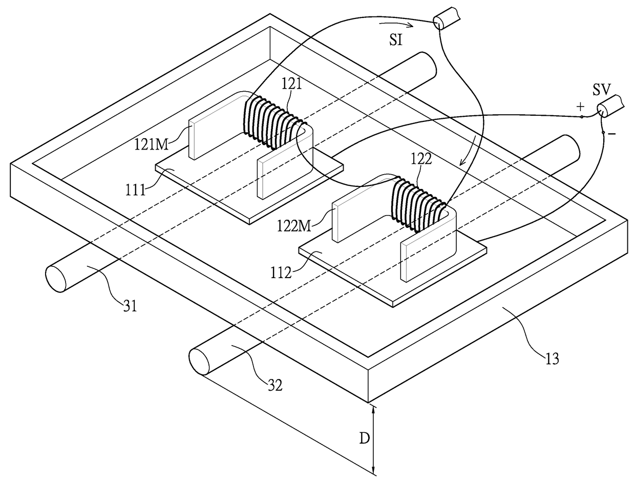 Device and method for measuring the power consumption, contactless device and method for measuring power supply status