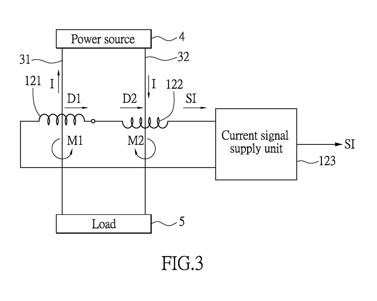 Device and method for measuring the power consumption, contactless device and method for measuring power supply status