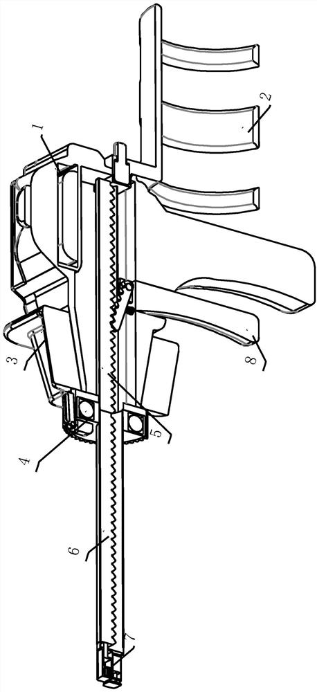 Endoscope lower driving device anastomat capable of avoiding suture position deviation