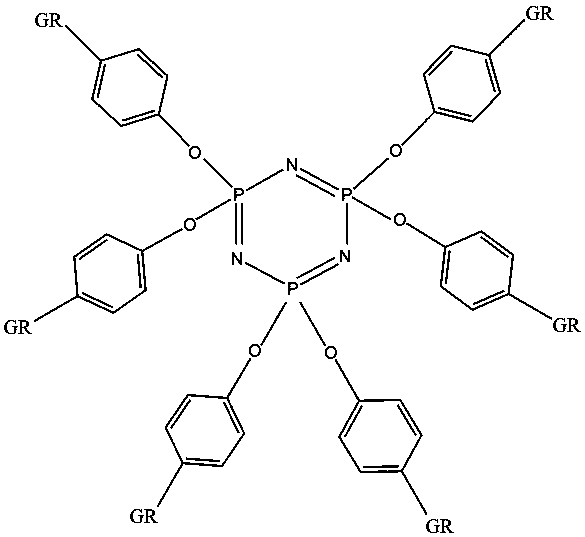 Modified cyclic phosphazene flame-retardant additive for lithium battery electrolyte and preparation method