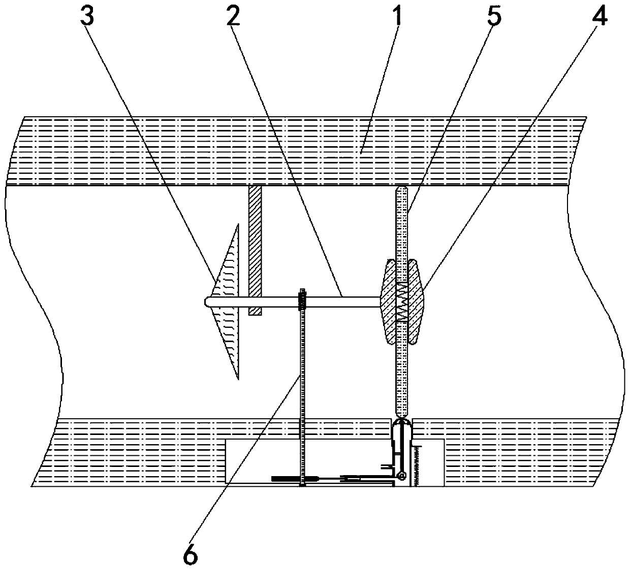 Crude oil transportation pipeline capable of preventing crude oil from precipitating