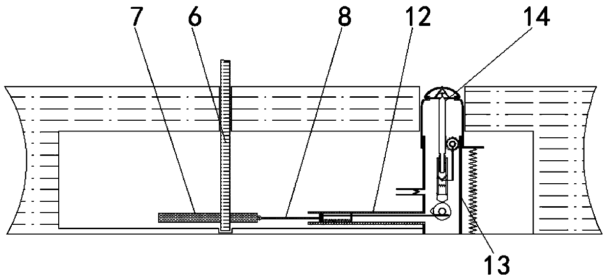 Crude oil transportation pipeline capable of preventing crude oil from precipitating