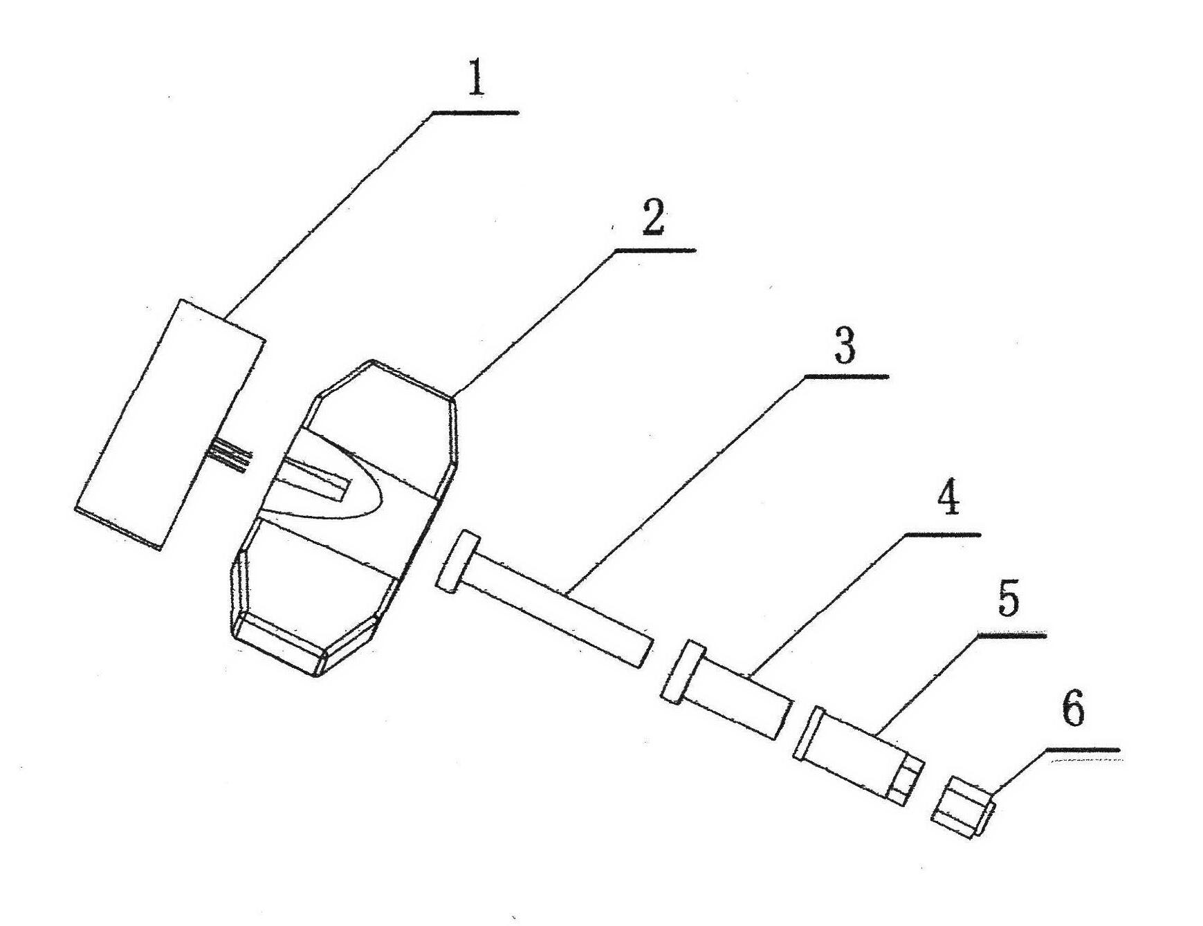 Wireless charging monitoring device for automobile tire pressure