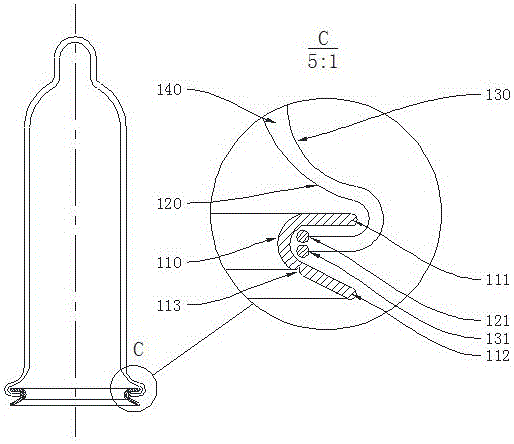 Condom connecting ring