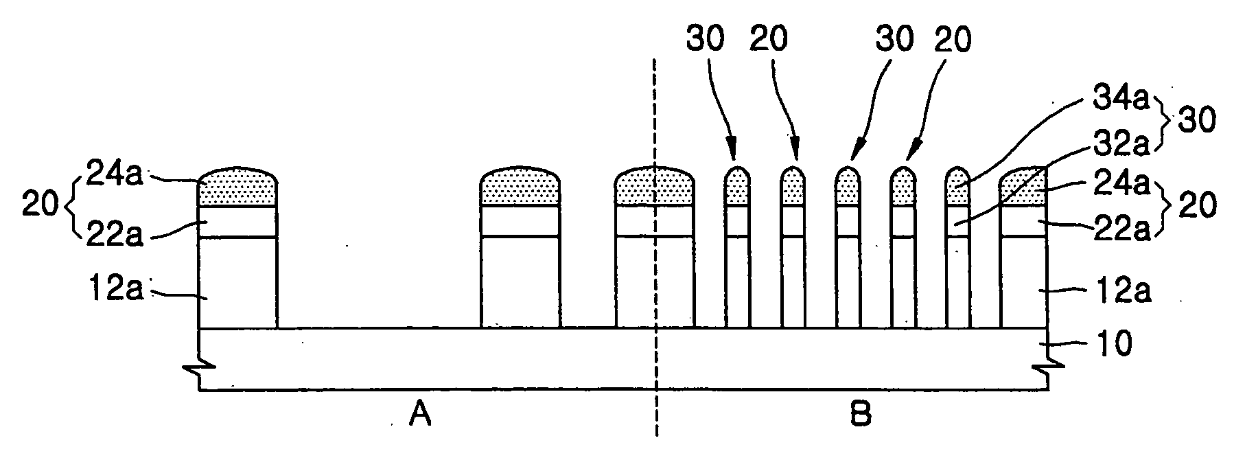 Method of forming pattern using fine pitch hard mask