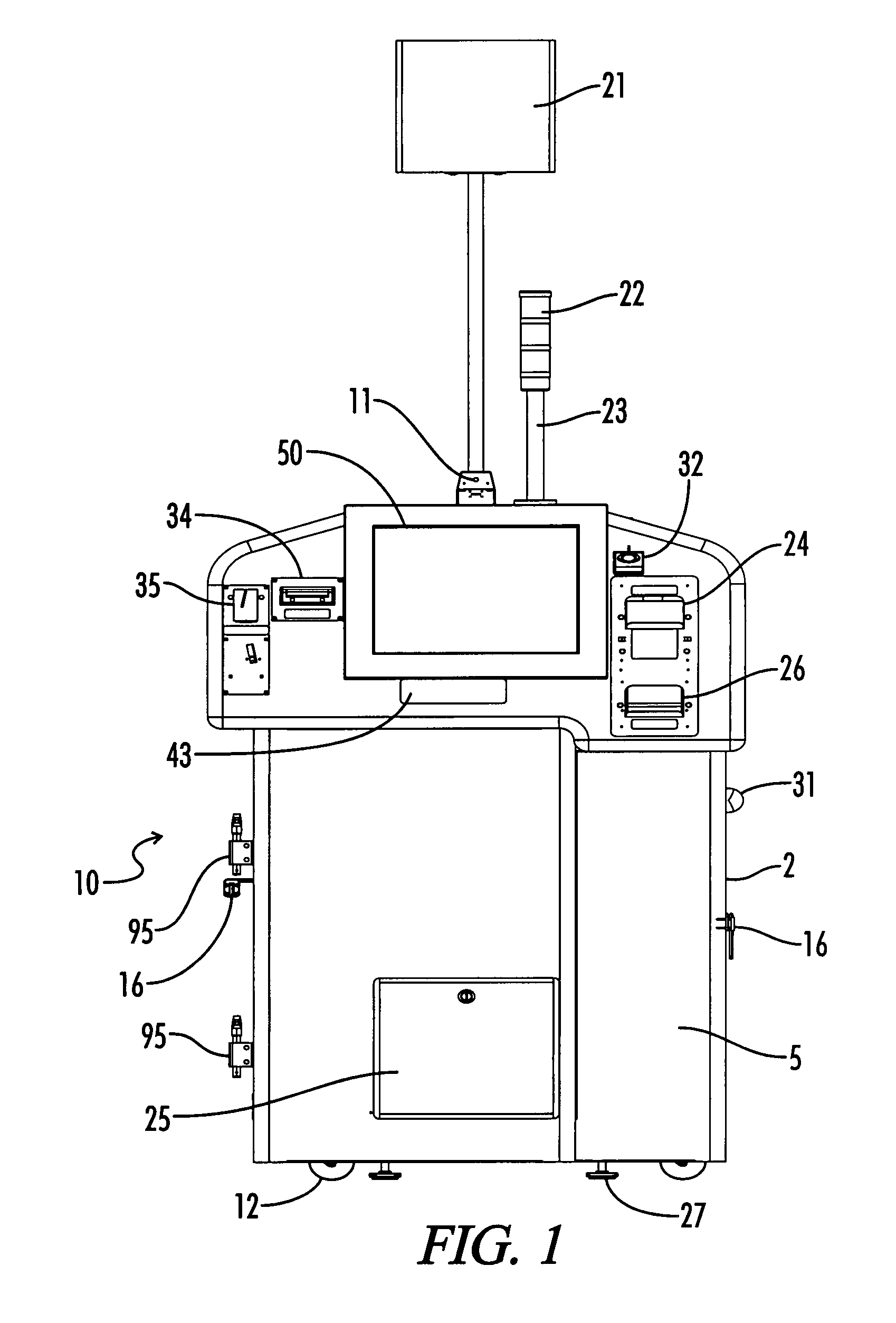 Automated checkout unit and method of use thereof