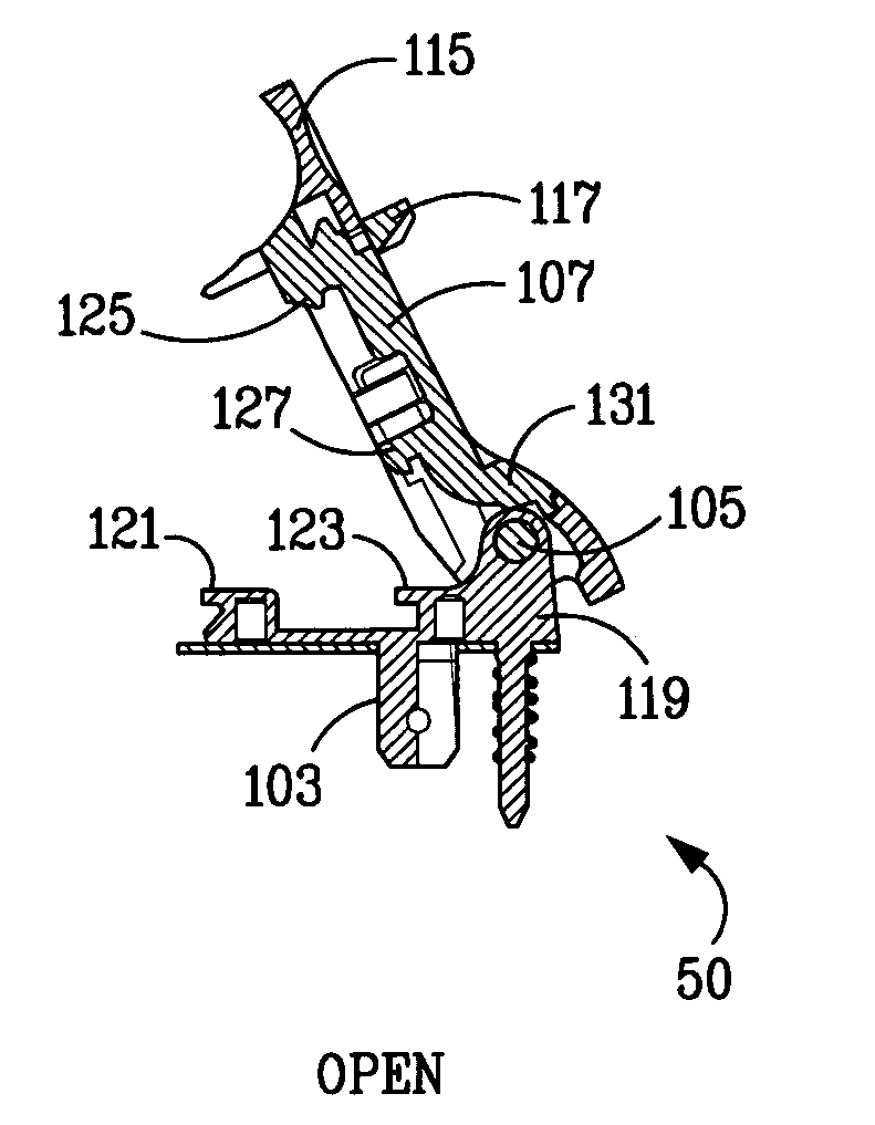 Ejector latch with double catch