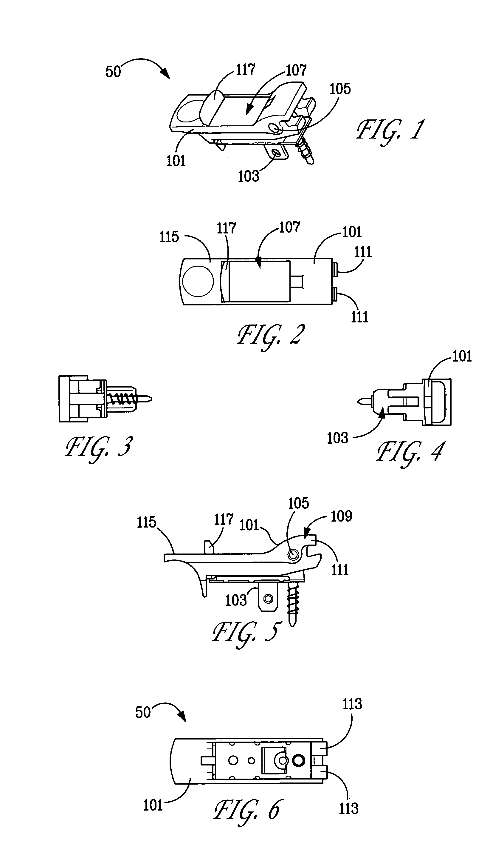 Ejector latch with double catch