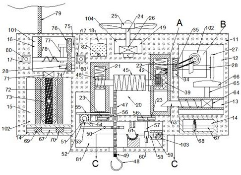 Buoy capable of automatically replacing bait by utilizing wind power generation