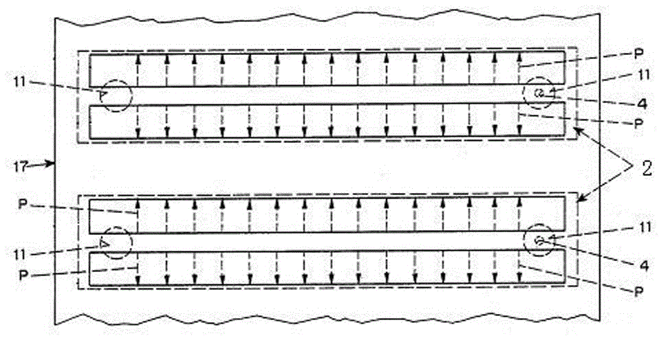 Ink cavity structure of an inkjet printer nozzle