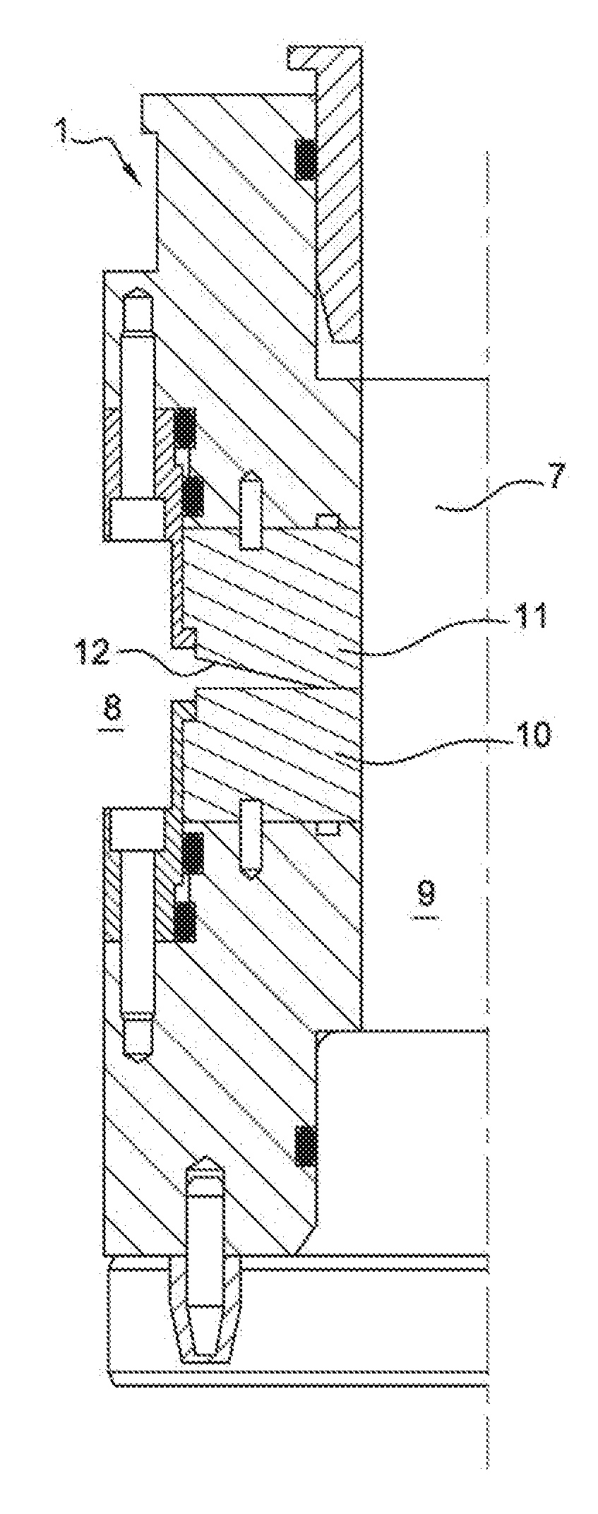 Active surface for a packing seal intended for a shaft sealing system