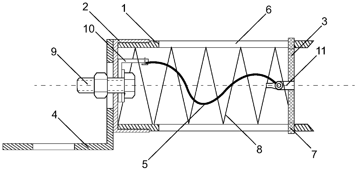 An elastic push type high voltage fuse socket