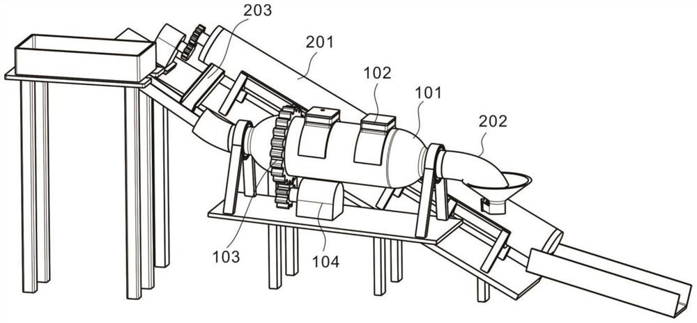 Quartz powder treatment device for electronic packaging