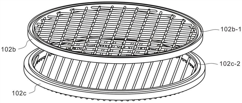 Quartz powder treatment device for electronic packaging