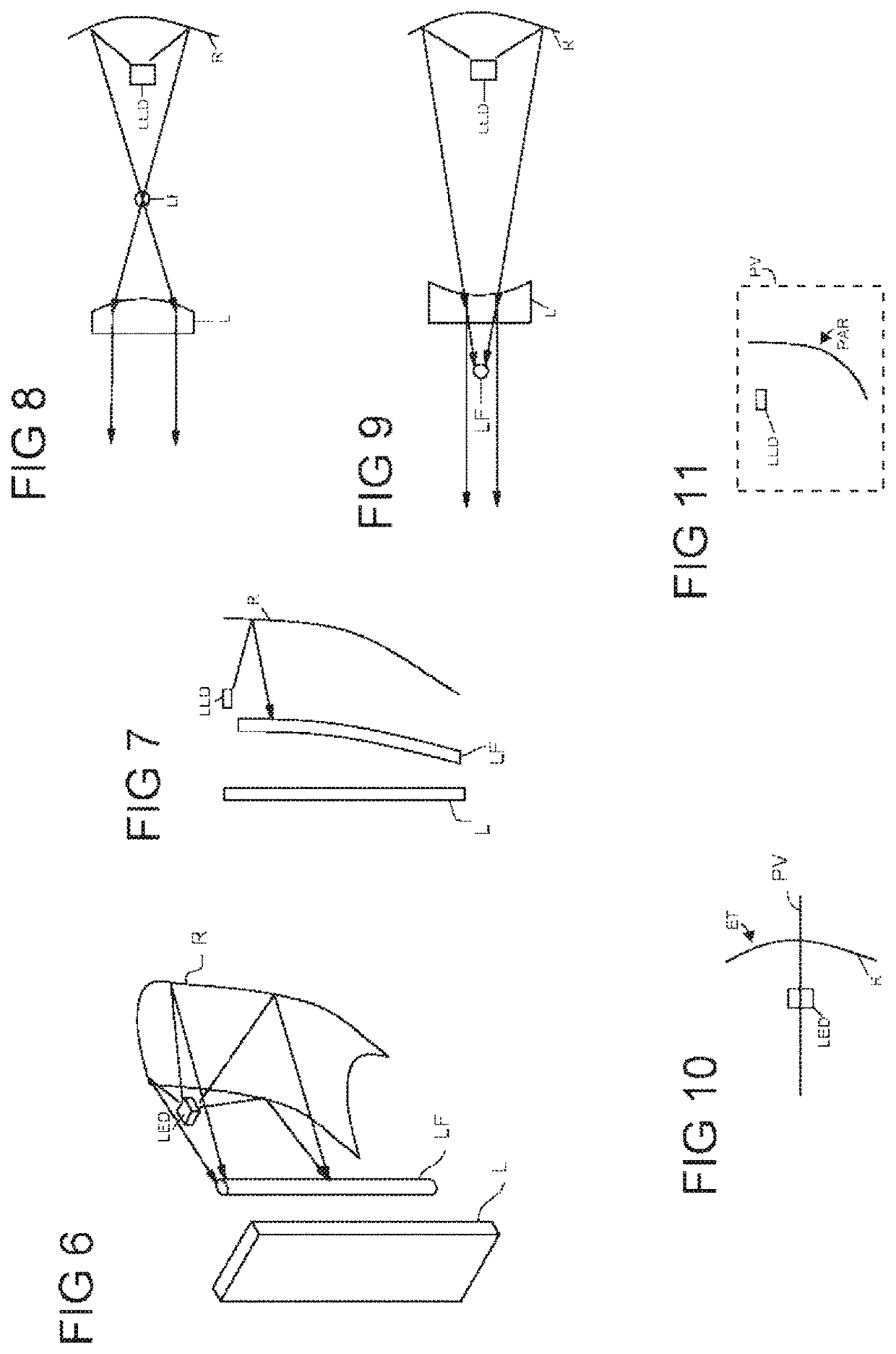 Thin aspect lighting system with cutoff