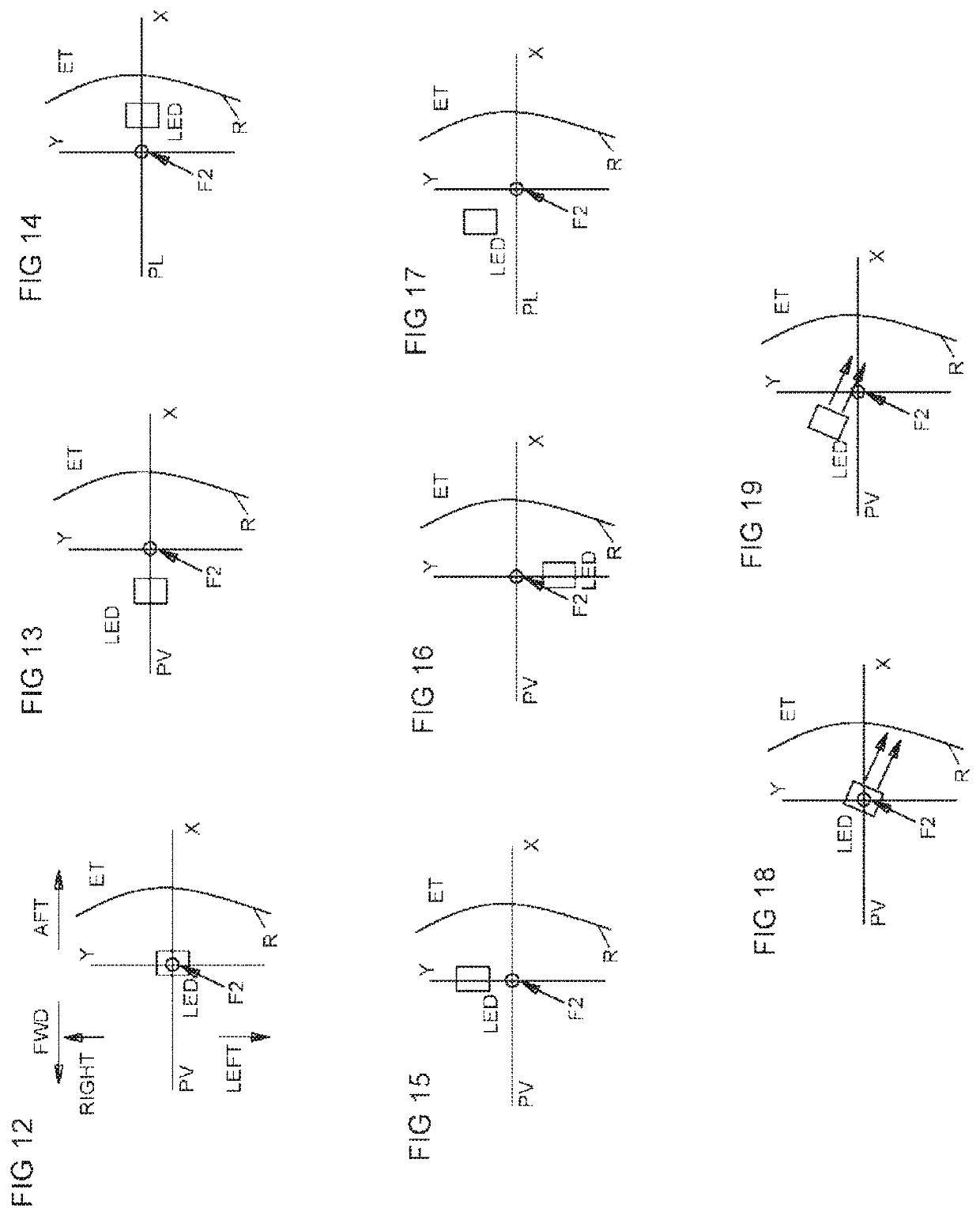 Thin aspect lighting system with cutoff