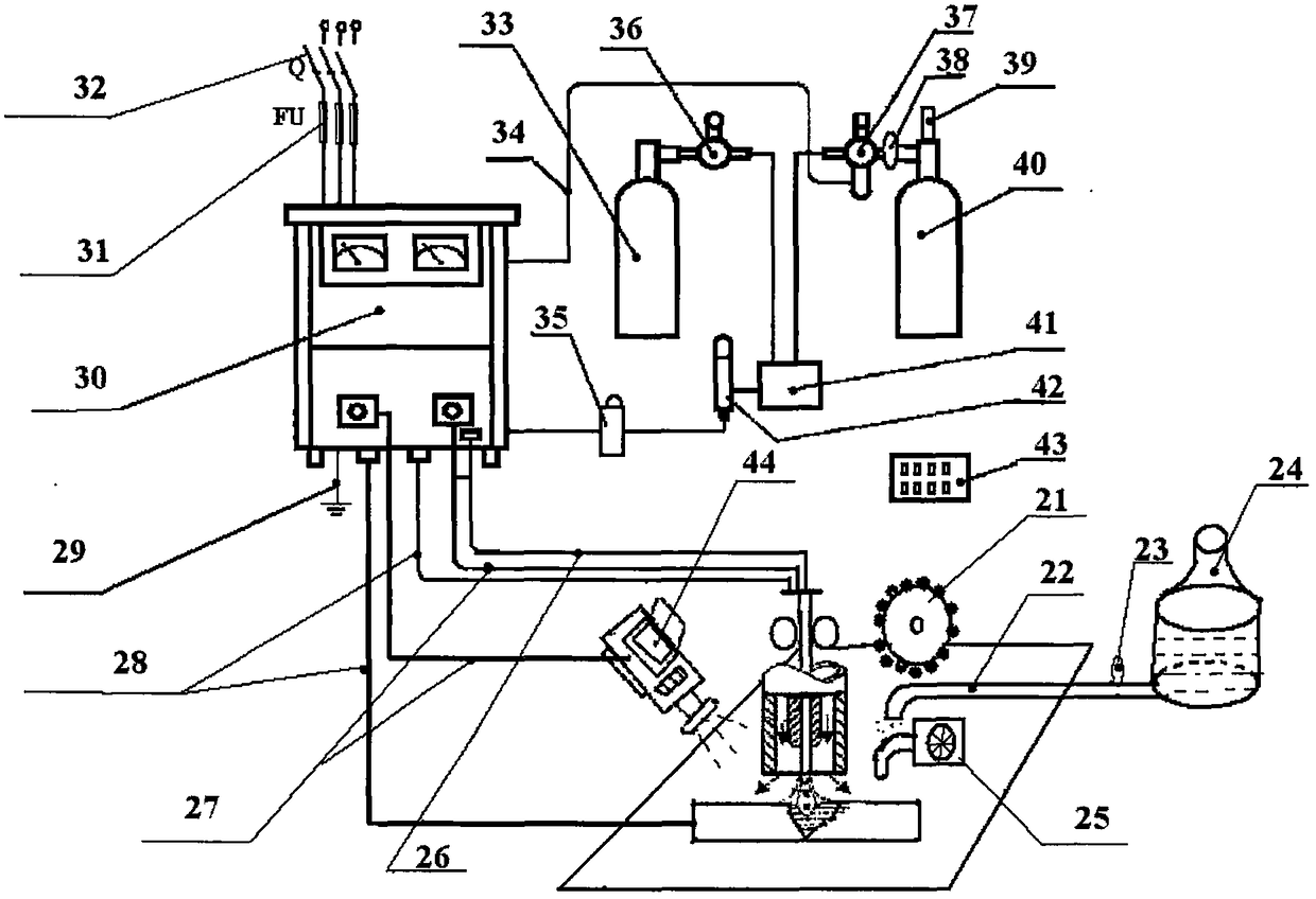 Automatic aluminum alloy plate welding equipment with acetone cleaning device