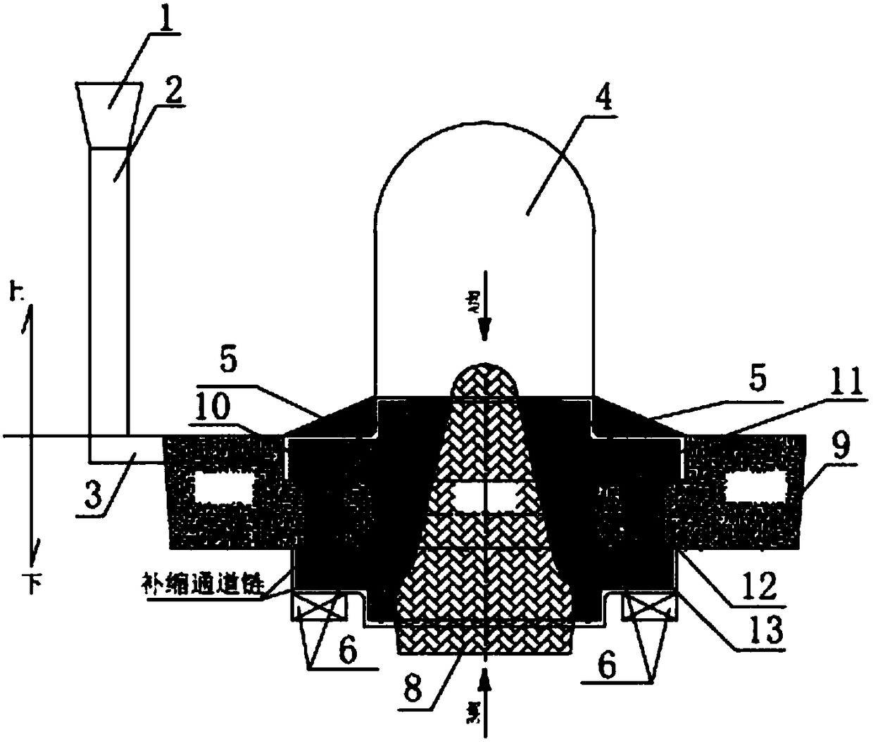 Casting mold and method for planet carrier for jack-up offshore platform lifting gear box