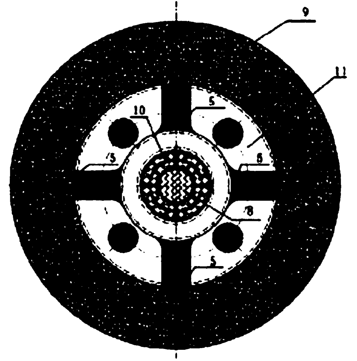 Casting mold and method for planet carrier for jack-up offshore platform lifting gear box