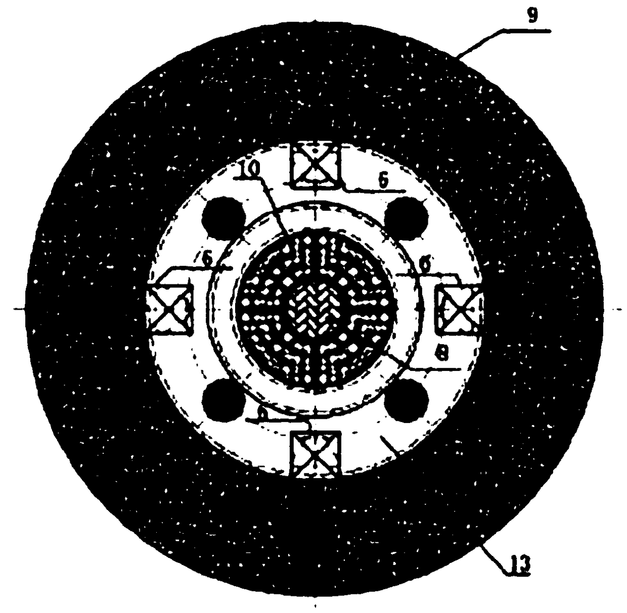 Casting mold and method for planet carrier for jack-up offshore platform lifting gear box