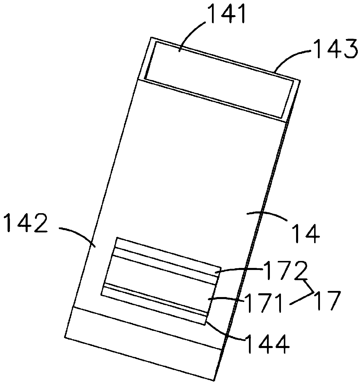 Material taking device for production of lighter assembling line