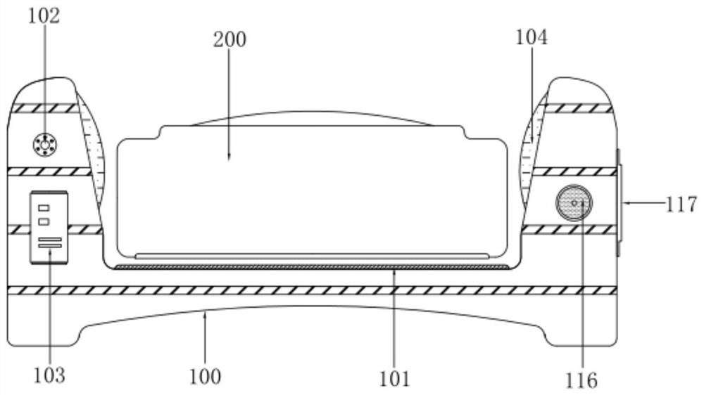 Headrest with treatment function for internal medicine nursing of old people and using method