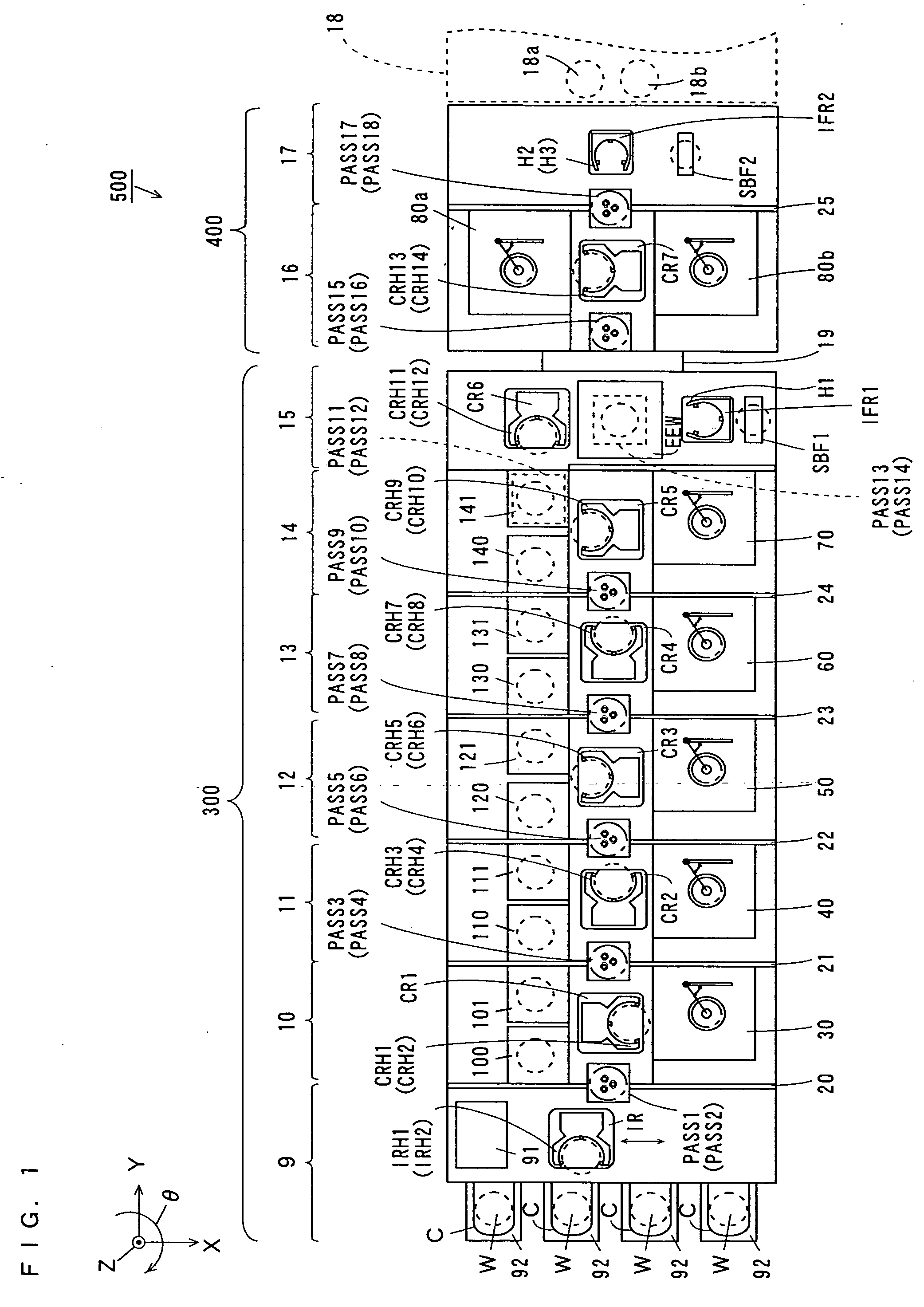 Substrate drying apparatus, substrate cleaning apparatus and substrate processing system