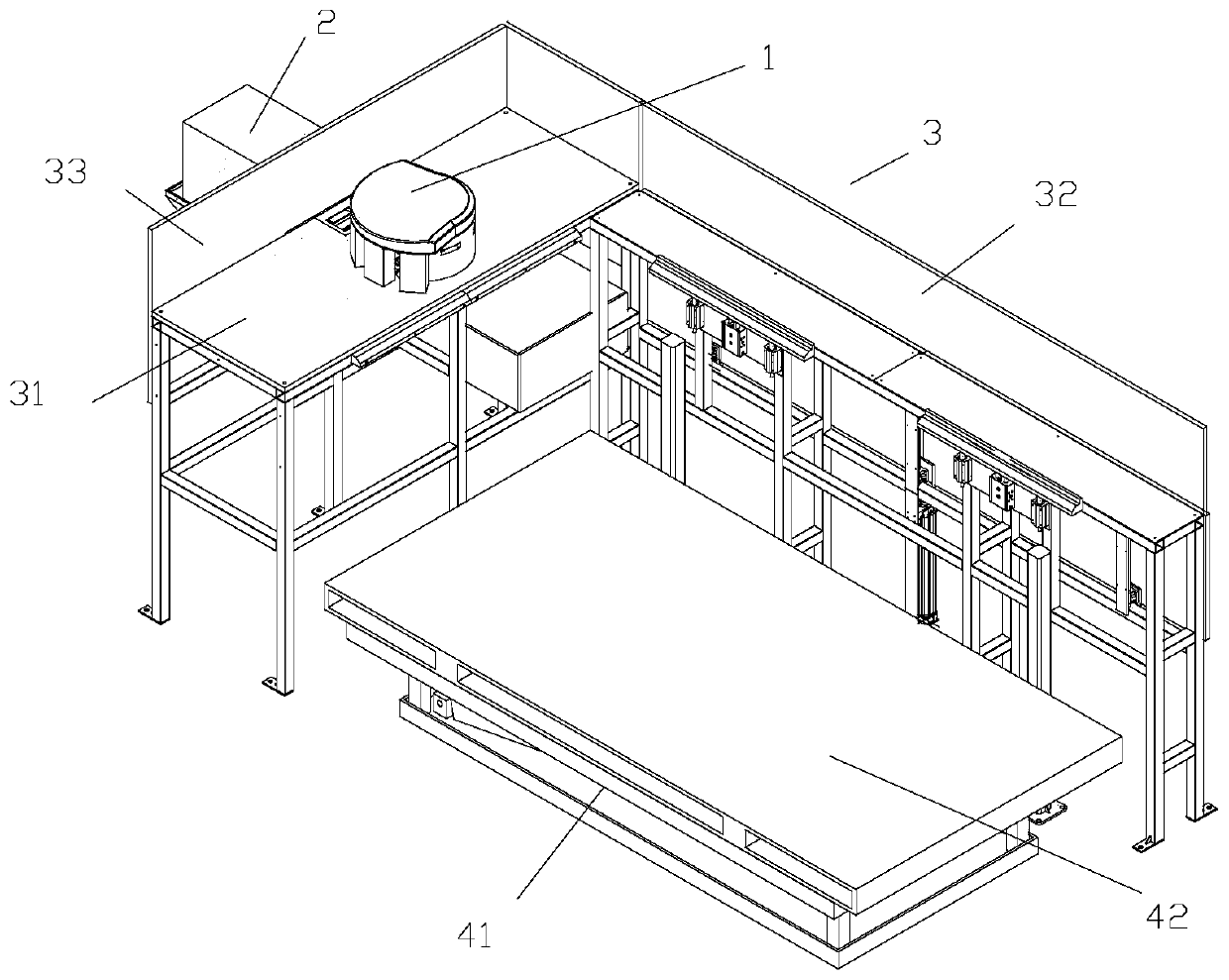 Method for pasting label of customized furniture plate