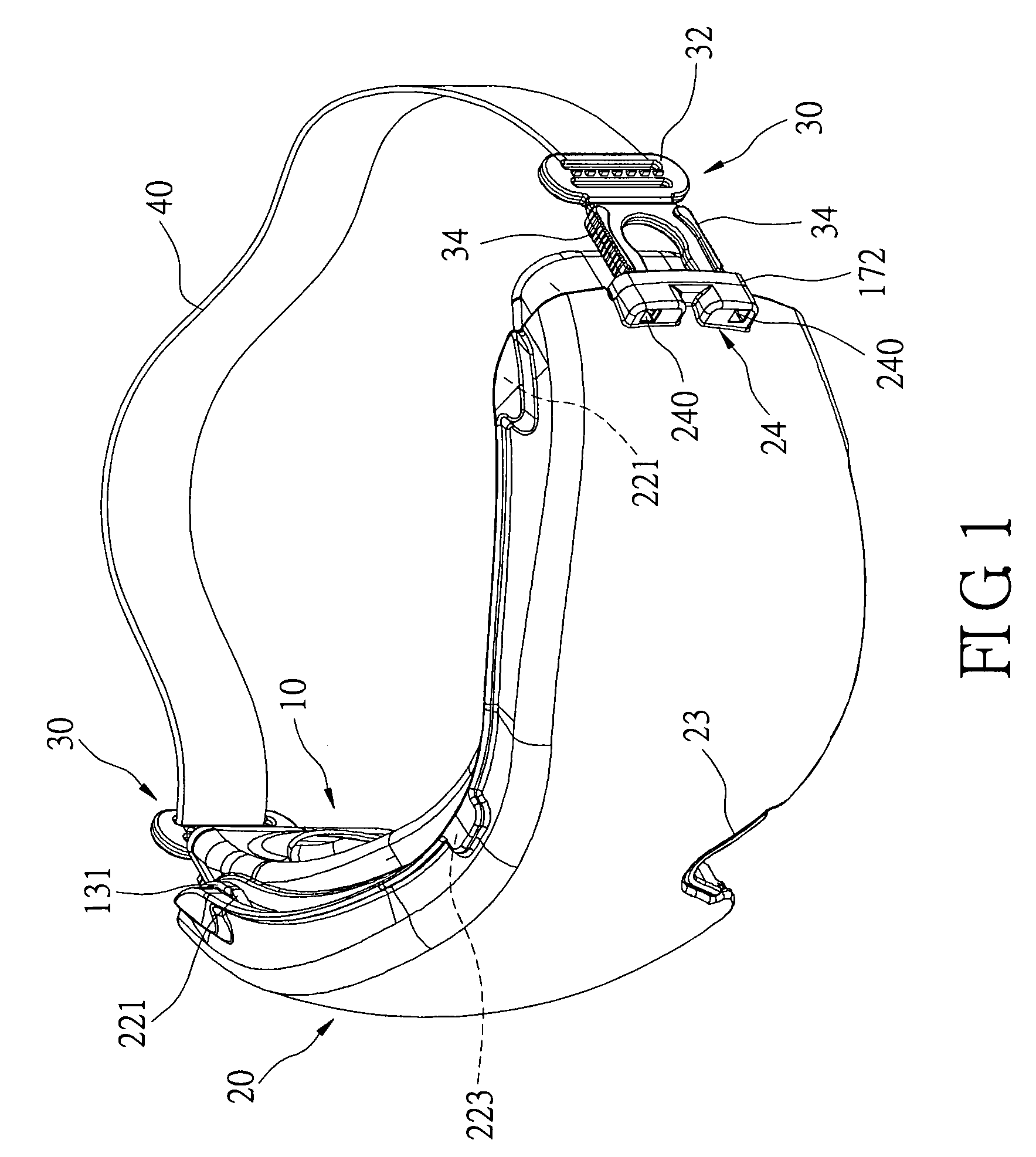 Goggles structure