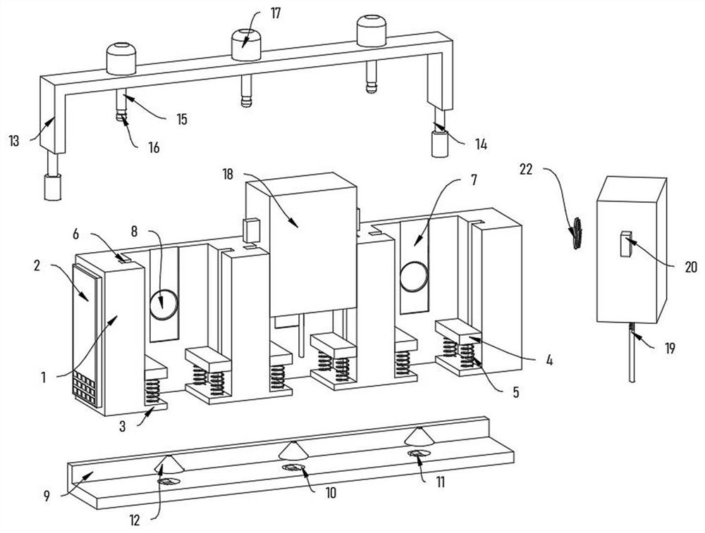 Needle modular assembly fixture based on textile machinery